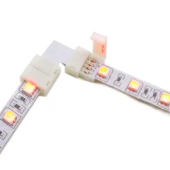 Conector L para tiras RGB 4 Pin - 10mm