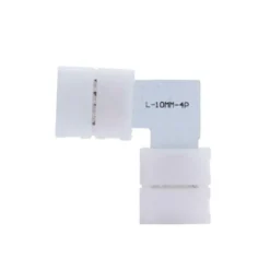 Conector L para tiras RGB 4 Pin - 10mm