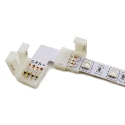 Conector L para tiras RGBW 5 Pin - 12mm