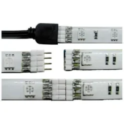 Conector Macho / Macho para tiras LED RGB (4 Pin)
