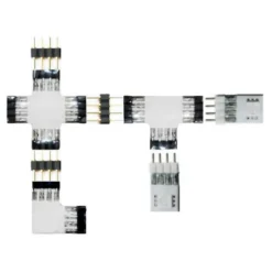 Conector Macho / Macho para tiras LED RGB (4 Pin)