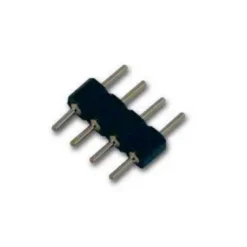 Conector Macho / Macho para tiras LED RGB (4 Pin)