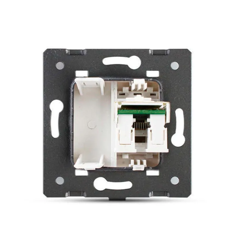 Conector Red RJ45 rosa para mecanismo de empotrar LIVOLO