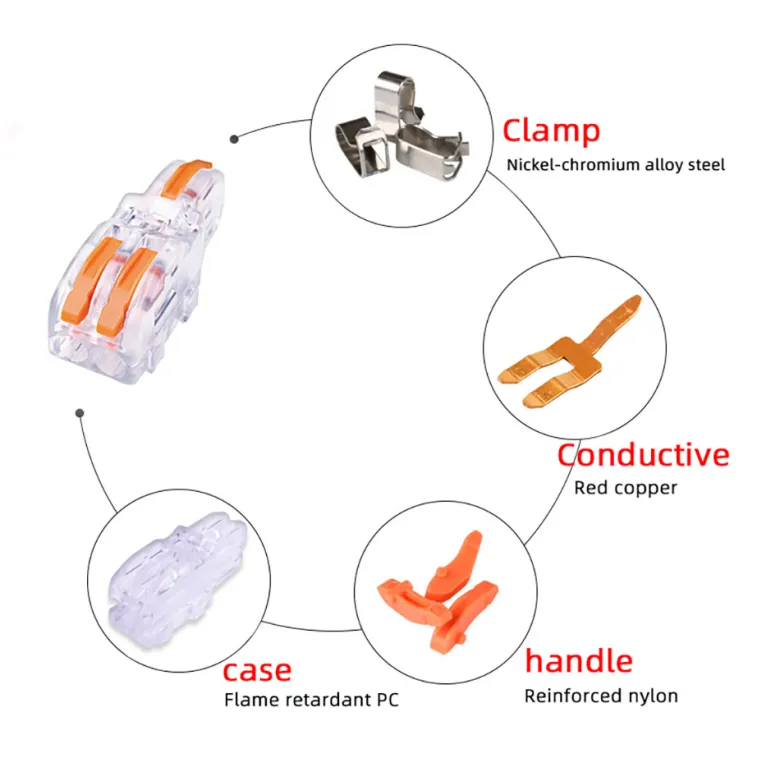 Conector rápido 1 a 3 cables 0,2-2,5mm2
