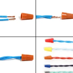 Conector rápido para cables 0,3-1mm2, 10 unidades