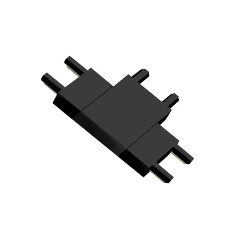 Conector T Carril SLIM 48V, negro