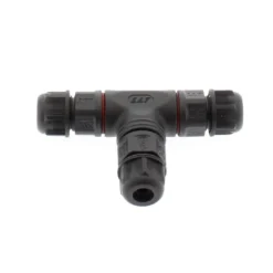 Conector T IP67, 80mm, Ø7-4mm, 3 cables 0.5-2.5mm2, 16A