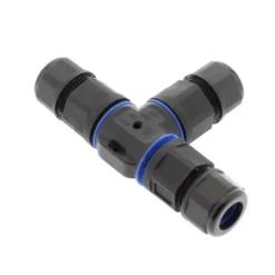 Conector T IP68, 110mm, Ø12-6mm, 3 cables 0.5-2.5mm2, 16A