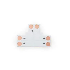 Conector T para tiras monocolor 2 Pin - 8mm