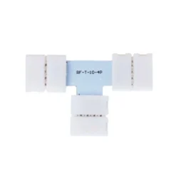 Conector T para tiras RGB 4 Pin - 10mm
