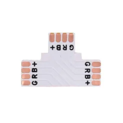 Conector T para tiras RGB 4 Pin - 10mm