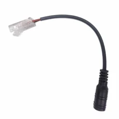 Conector Transparente con cable DC 15cm para tiras LED COB + SMD - 10mm