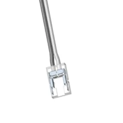 Conector Transparente con cable 15cm para tiras LED COB + SMD - 10mm