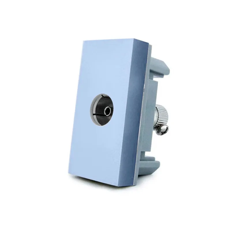 Conector TV azul para mecanismo de empotrar LIVOLO