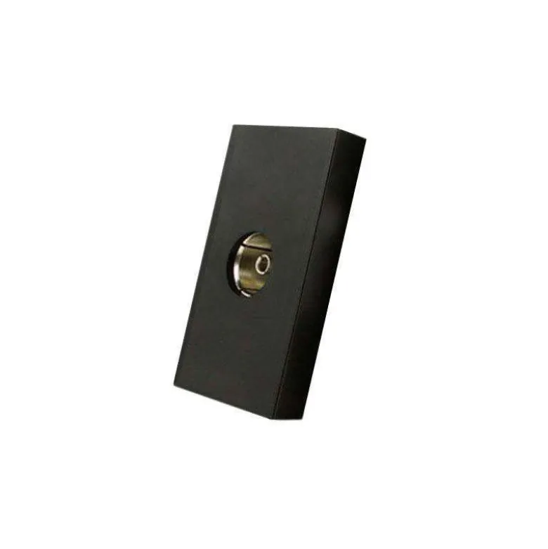 Conector TV negro para mecanismo de empotrar LIVOLO