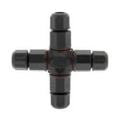 Conector X IP68, 100mm, Ø10-6mm, 3 cables 0.5-2.5mm2, 16A