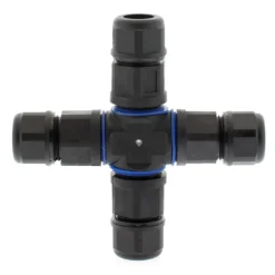 Conector X IP68, 110mm, Ø12-6mm, 3 cables 0.5-2.5mm2, 16A