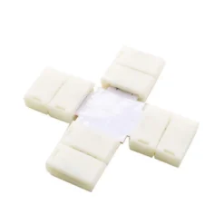 Conector X para tiras monocolor 2 Pin - 8mm