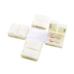Conector X para tiras monocolor 2 Pin - 10mm