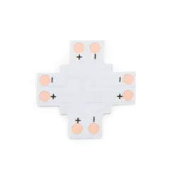 Conector X para tiras monocolor 2 Pin - 10mm