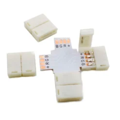 Conector X para tiras RGB 4 Pin - 10mm