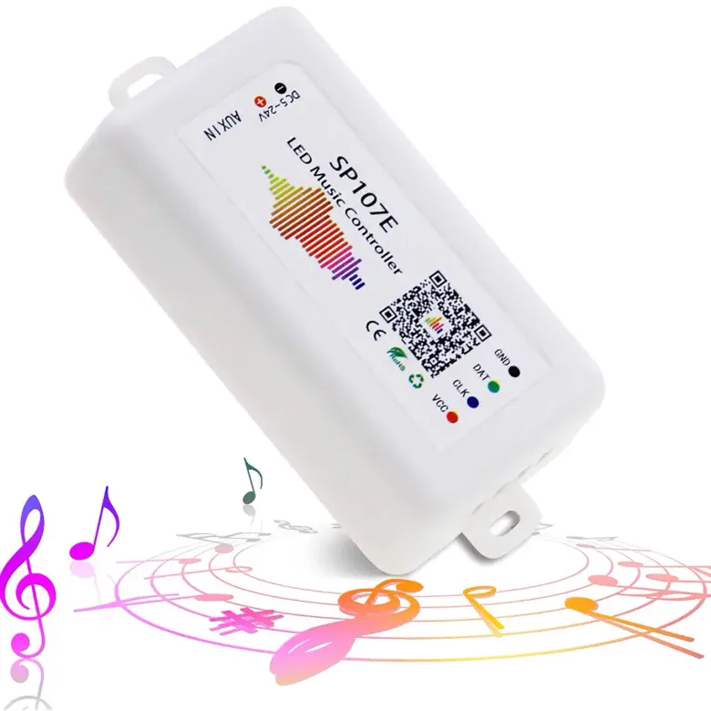 Controlador Bluetooth, DC5-24V, SPI Music
