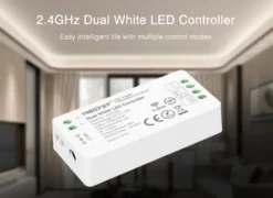 Controlador CCT blanco dual mini RF 4 zonas 12A
