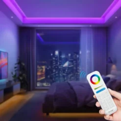 Controlador E3 - 2.4G RF, DC12-24V, 12A, 3 en 1 RGB+RGBW+RGBCCT