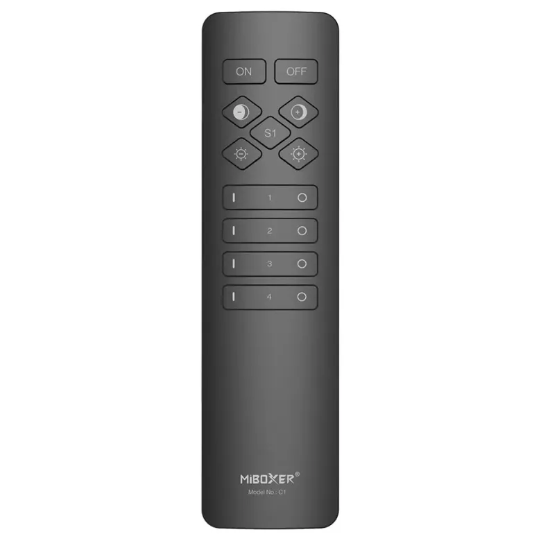 Controlador 2.4G RF, DC12-24V, 12A, 2 en 1 monocolor + CCT + mando C1