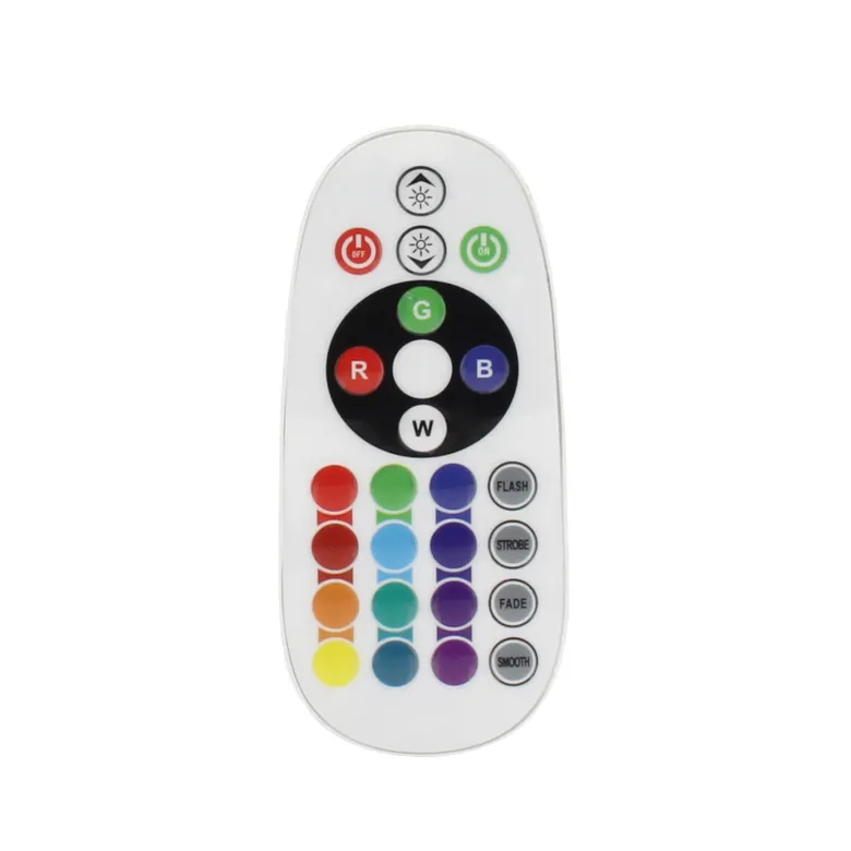 Controlador IR tira led 220V RGB 1500W, IP67, conectores rápidos