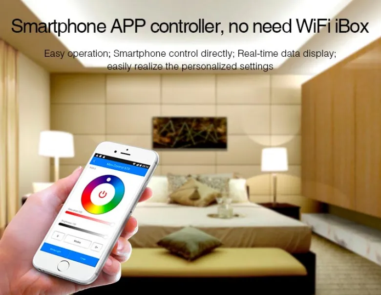 Controlador MINI RGBW para Tiras LED, Alexa Voice Control