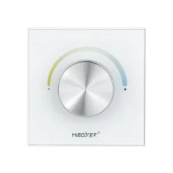 Controlador MONO/CCT empotrable con rueda giratoria, blanco