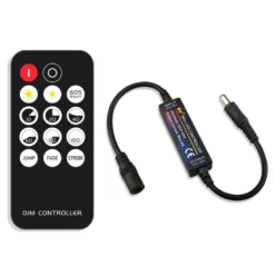 Controlador RF Mini tira LED monocolor + mando