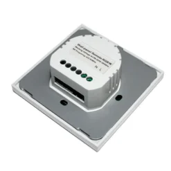 Controlador RF RGBW táctil empotrable + mando a distancia