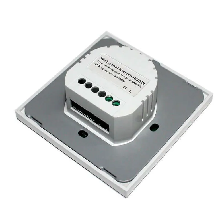 Controlador RF RGBW táctil empotrable