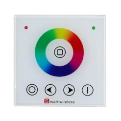 Controlador RF RGBW táctil empotrable