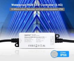 Controlador RGB 2.4G DC12-24V 12A, IP66