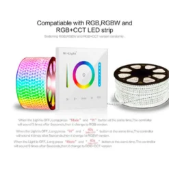 Controlador RGB/RGB+CCT táctil empotrable P3
