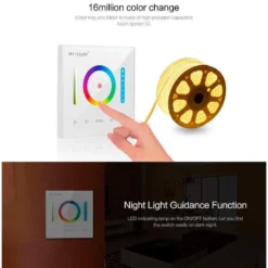 Controlador RGB/RGB+CCT táctil empotrable P3