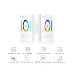 Controlador RGB/RGB+CCT táctil empotrable P3