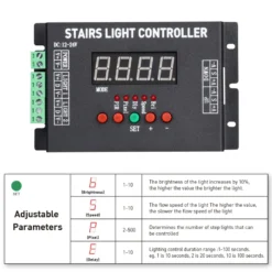 Controlador STAIR + 2 sensores de movimiento PIR