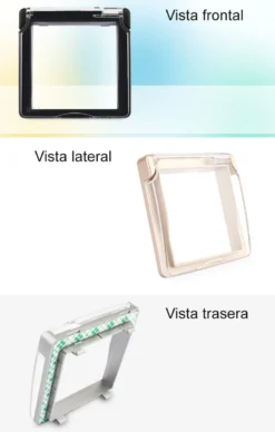 Cubierta impermeable gris para enchufe LIVOLO