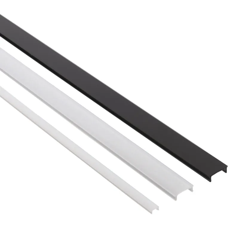 Cubierta negra para perfil PHANTER S1, 1 metro