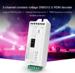 Decoder DMX512-RDM, RGB+CCT, 20A, 2.4Ghz RF