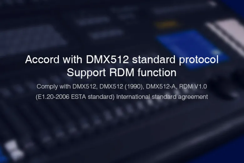 Decoder DMX512-RDM, RGB+CCT, 20A, 2.4Ghz RF