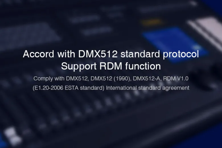 Decoder DMX512-RDM, RGBW, 20A, 2.4Ghz RF