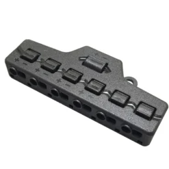 Distribuidor 1*2 a 6*2 cables 0-42V/9A