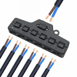 Distribuidor 1*2 a 6*2 cables 0-42V/9A