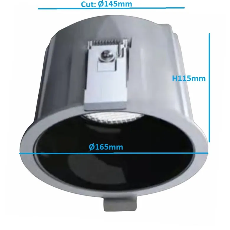 Downlight Led KOB Bridgelux, Driver Certadrive , 40W, CCT, IP65
