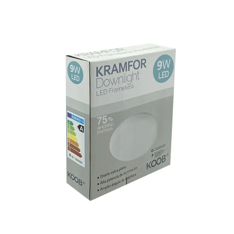 Downlight Led KRAMFOR Frameless 9W Ajustable